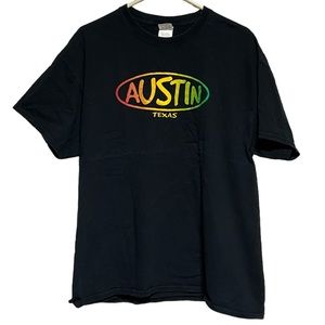Unisex Black T-Shirt “Keep Austin Weird” Sz XL